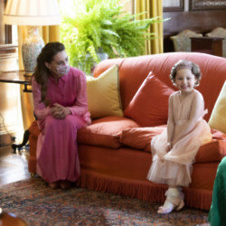The Duchess of Cambridge with Mila Sneddon