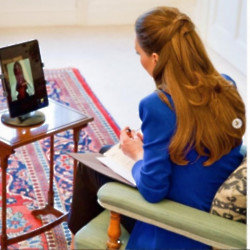 Duchess of Cambridge interviews Harriet Nayiga (c) Instagram
