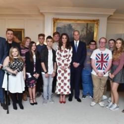 Duke and Duchess of Cambridge with Teen Heroes