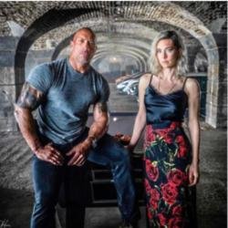 Dwayne 'The Rock' Johnson and Vanessa Kirby (c) Instagram