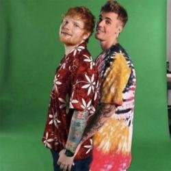 Ed Sheeran and Justin Bieber (c) Instagram 