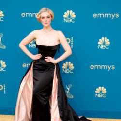Elle Fanning at the Emmy Awards