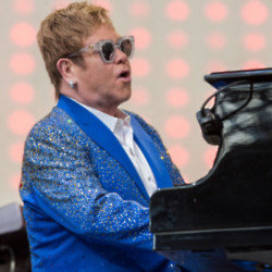 Sir Elton John performed a musical tribute to Shane Warne