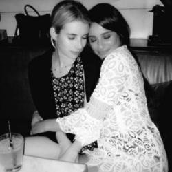 Emma Roberts and Lea Michele