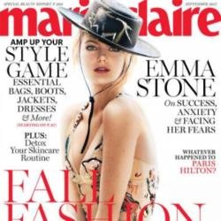 Emma Stone for Marie Claire magazine