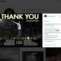 Enrique celebrated with an Instagram post