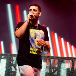 Example loves working in music