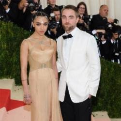 FKA Twigs with Robert Pattinson at the Met Gala