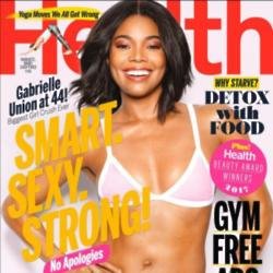 Gabrielle Union on the cover of Health magazine