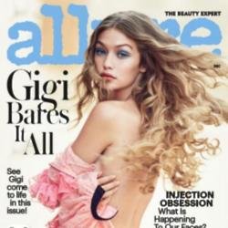 Gigi Hadid on the cover of Allure magazine