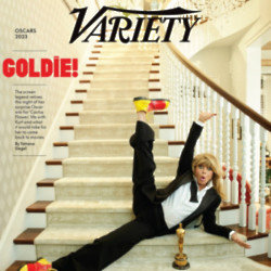 Goldie Hawn covers Variety (photo by Peggy Sirota)