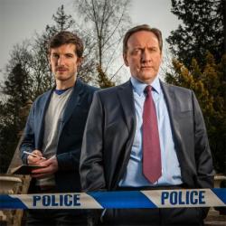 Gwilym Lee and Neil Dudgeon in Midsomer Murders