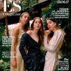 Haim on the cover of ES magazine 
