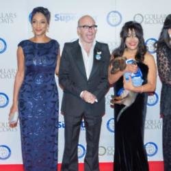 Harry Hill with Sister Sledge at Collars and Coats Gala Ball