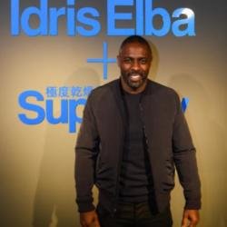Idris Elba at Superdry launch