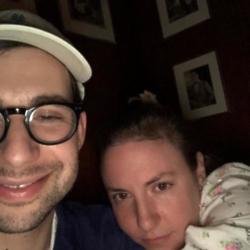 Jack Antonoff and Lena Dunham (c) Instagram 