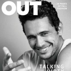 James Franco on Out magazine cover
