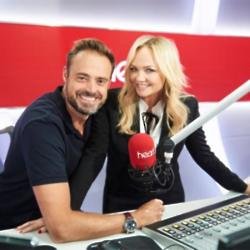 Jamie and Emma on their Heart radio show