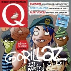 Jamie Hewlett designs cover for Q magazine