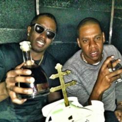 Jay Z and Diddy at D'USSE party