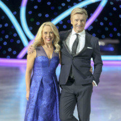 Jayne Torvill with former Olympics figure skating partner Christopher Dean