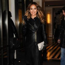 Jennifer Lopez in one of her many looks of the day