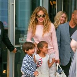 Jennifer Lopez with children Max and Emme