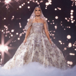 Jennifer Lopez wore a 95lb wedding gown in Marry Me