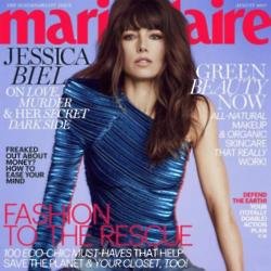 Jessica Biel covers Marie Claire 