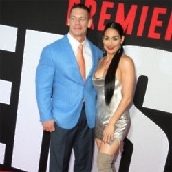 John Cena and Nikki Bella in 2018