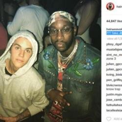 Justin Bieber and 2 Chainz (c) Instagram 