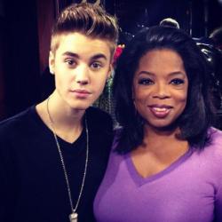 Justin Bieber With Oprah