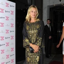 Kate Moss stormed the stage at the Olympic closing ceremony last night