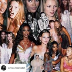 Kate Moss (c) Naomi Campbell's Instagram