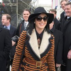 Katy Perry looked chic at the Inauguration