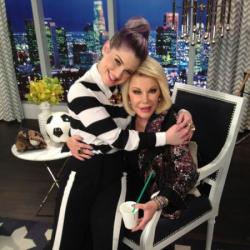 Kelly Osbourne and the late Joan Rivers on 'Fashion Police'