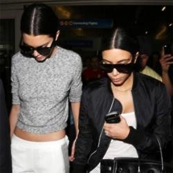 Kendall Jenner and Kim Kardashian West