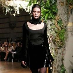 Kendall Jenner walks for Giles at LFW