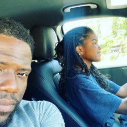 Kevin Hart and Heaven (c) Instagram