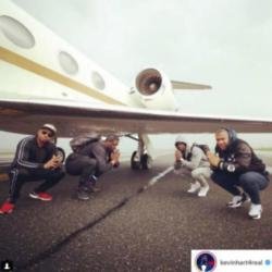 Kevin Hart's jet (c) Kevin Hart/Instagram