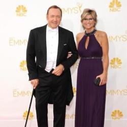 Kevin Spacey and Ashleigh Banfield at the Emmy Awards