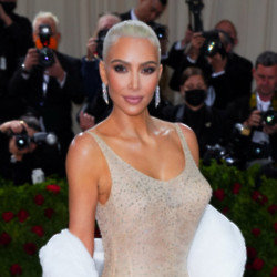 Kim Kardashian was determined to fit into the gown