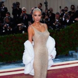 Kim Kardashian wearing Marilyn Monroe's iconic dress at the 2022 Met Gala