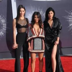Kendall and Kylie Jenner with Kim Kardashian West