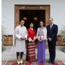 King and Queen of Bhutan and Duchess and Duke of Cambridge 