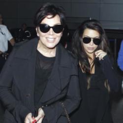 Kim Kardashian with her mother Kris Jenner