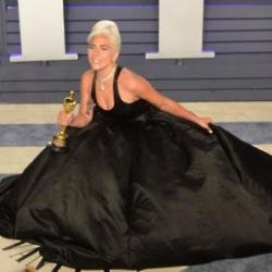 Lady Gaga at the Vanity Fair Oscars Party