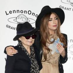Yoko Ono  with Lady Gaga