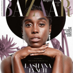 Lashana Lynch on Harper's Bazaar Cover