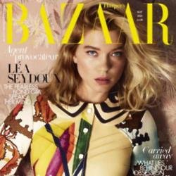 Lea Seydoux covers Harper's Bazaar